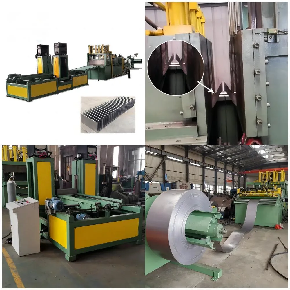 1300mm-400mm Transformer Corrugated Radiator Fin Panel Wall Folding Machine Manufacturer