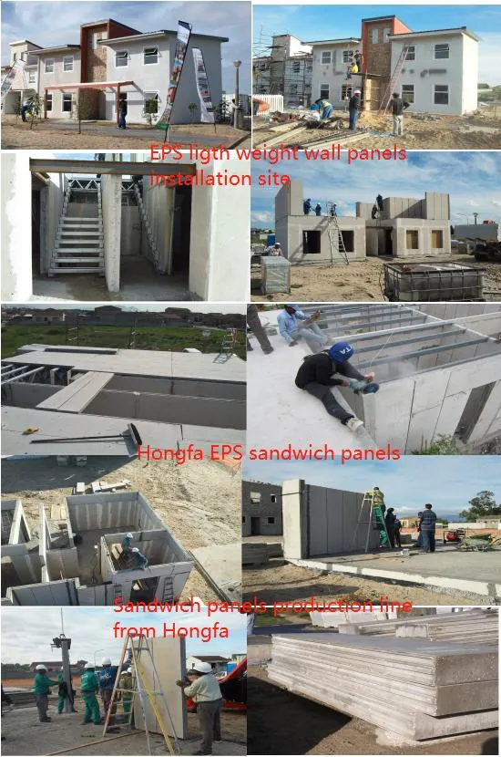 PLC Control EPS Sandwich Wall Panel Forming Machine Hf Wall Panel Making Machine Light Room Block Making Machine Panels with Gypsum Board/Fiber Cement Board