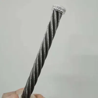 Steel Wire Rope 6X19s+Iwrc 6X37 +Iwrc with Asphalt Oil / Black Oil/ Tar Dia. 22mm 24mm 25.4mm