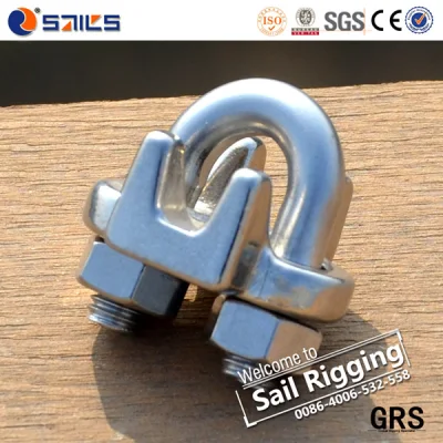 High Polished Us Type Stainless-Steel A2&A4 Wire Rope Clip Marine Cable Clamp