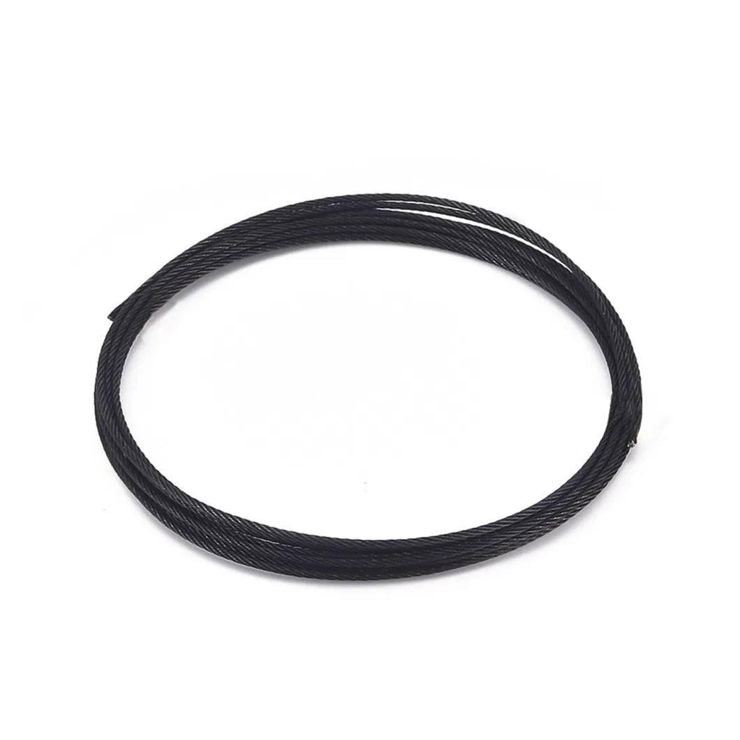 Diameter 1mm-20mm Stainless Steel Wire Rope Black Oxide Cable Railing