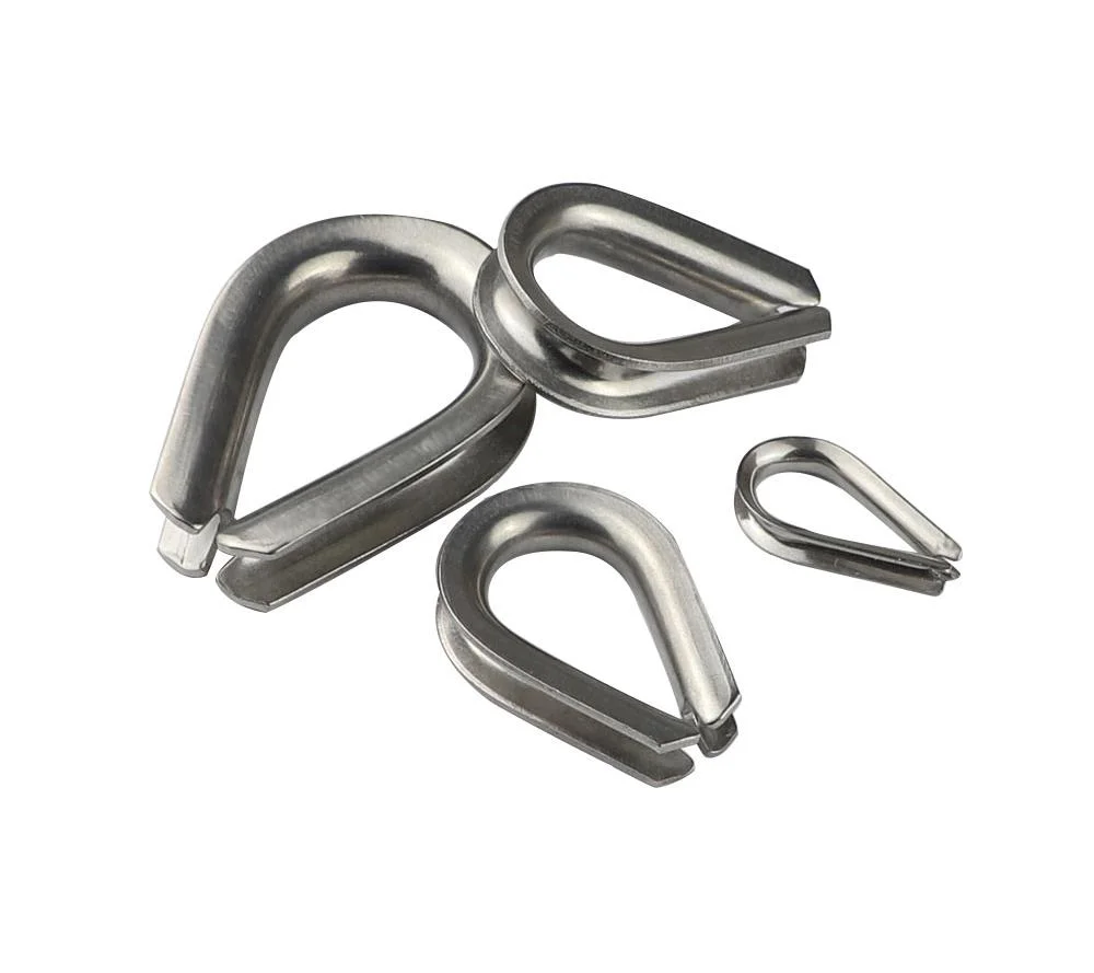 Manufacturers Fastener Stainless Steel European Type Heart-Shaped Wire Rope Thimble