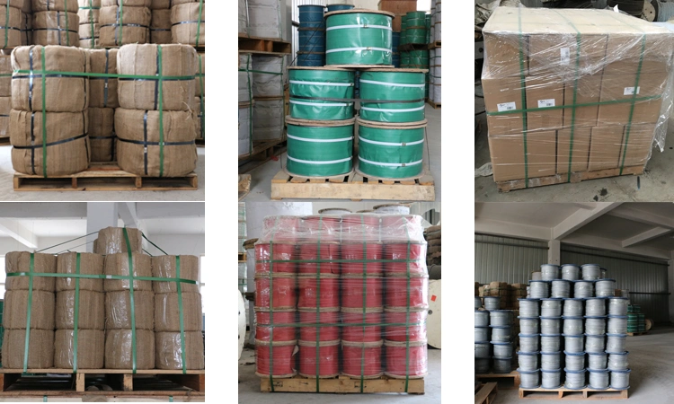 Ungalvanized 6*37+FC Steel Wire Rope with Oil Rubbed