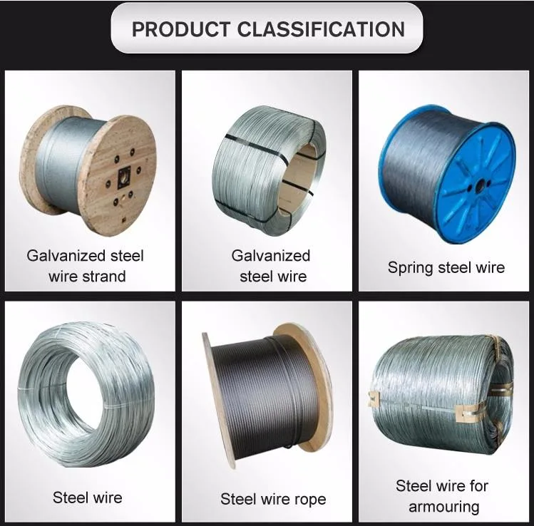 Customized Galvanized Welded Wire Mesh Panel Zinc Coated Hot Dipped Fencing Wire Galvanized Steel Wire Rope Per Roll Price for Sale