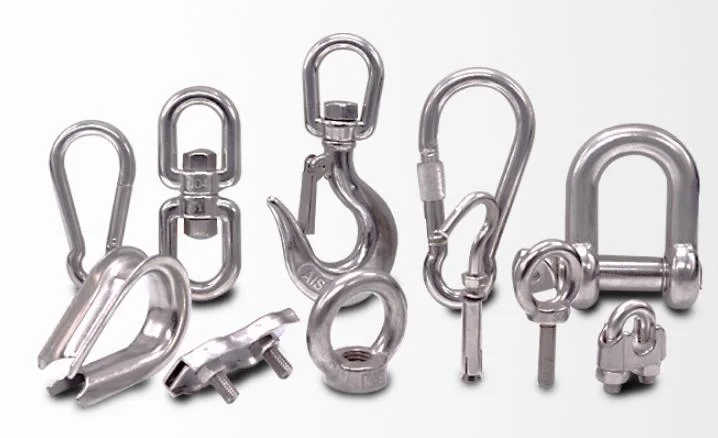 Shackle, Wire Rope Clip, Turnbuckle, 316/304 Stainless Steel Material Boat Accessories