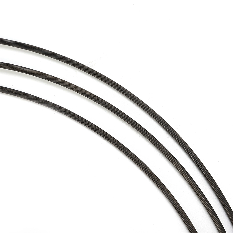 Stainless Steel Wire Rope Surface Treatment with Black Oxide