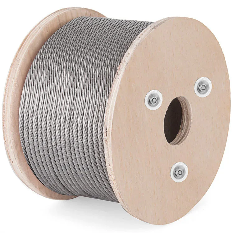 1-10mm EU Standard Steel Wire Rope Sling Galvanized High Strength Stainless Steel Wire Rope