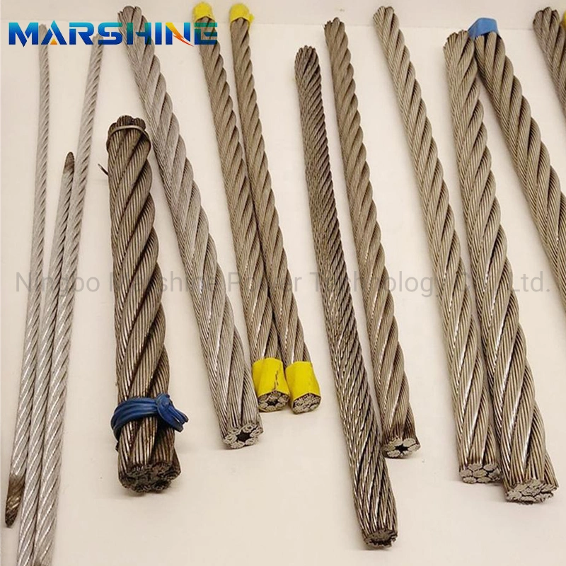 316 Wire Rope 7X19 Galvanized Stainless Steel Wire Rope