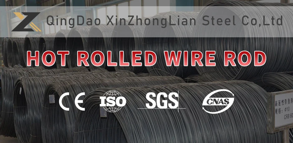 Hot/Cold Rolled 5.5mm 6.5mm Q195 Q235 Hot Dipped Galvanized Low Carbon Alloy Iron Steel Wire Rod for Rope Required