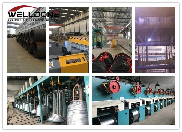 17*7 / 18*7 Multi Strand Non-Rotating Galvanized and Ungalvanized Steel Cable Steel Wire Rope