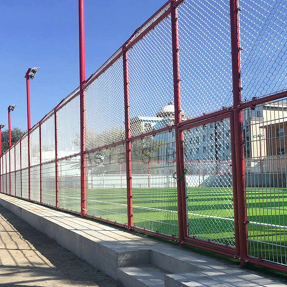 Welded Wire Fence Manufacturers Stadium Chain Link Fence China 0.5m-6m Height Football Rope Fence