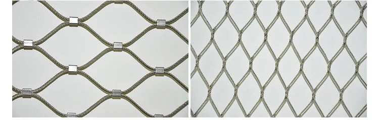 High Quality Stainless Steel Wire Rope Cable Net for Zoo Enclosures Mesh