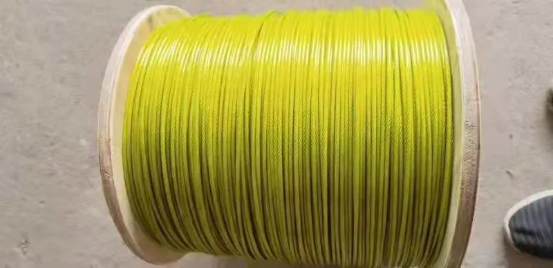 5%off 6X7 Plastic PVC Coated Steel Wire Rope