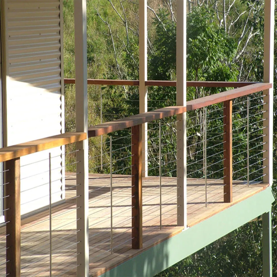 Stainless Steel Wire Rope Balustrade for Decks Balustrade Wire Railing