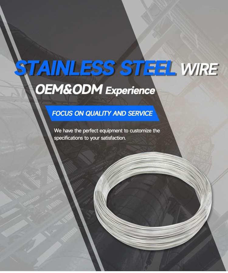 SS316 Black Oxide Finished Wire Rope Stainless Steel 1*19