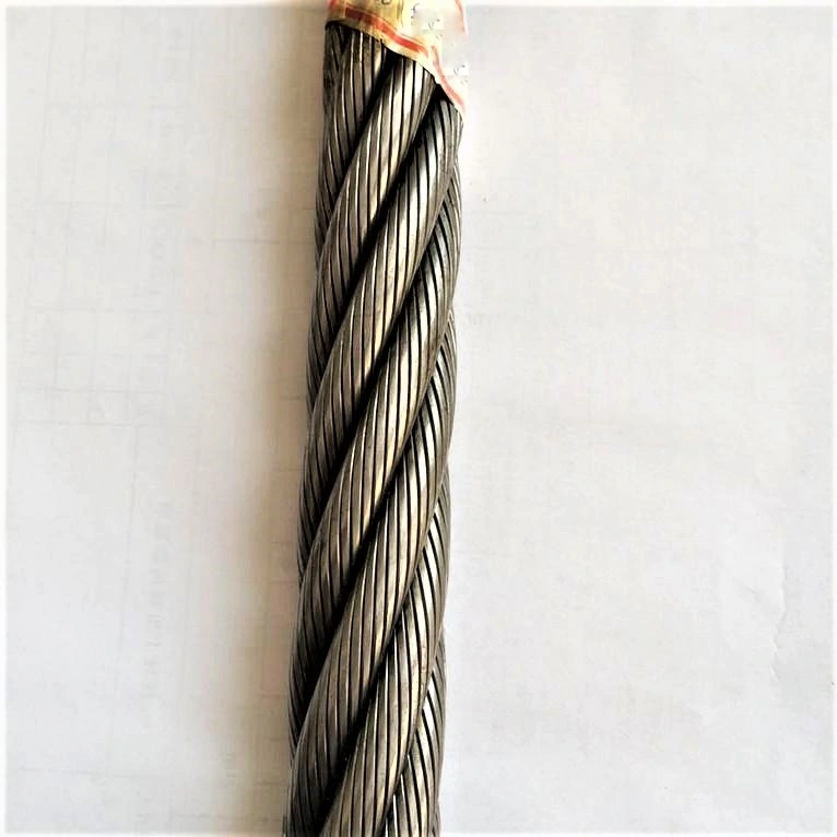 4V*39s+5PP Swaged Ungalvanized Steel Wire Rope Compacted Cables Cable De Acero
