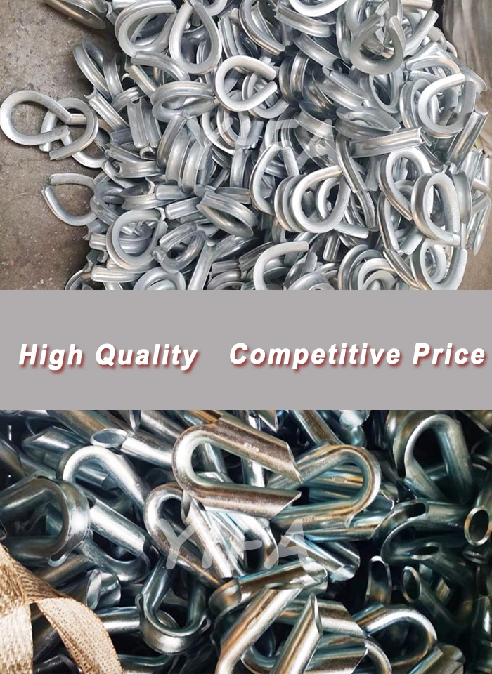 EU. Type Thimble Stainless Steel Wire Rope Thimble