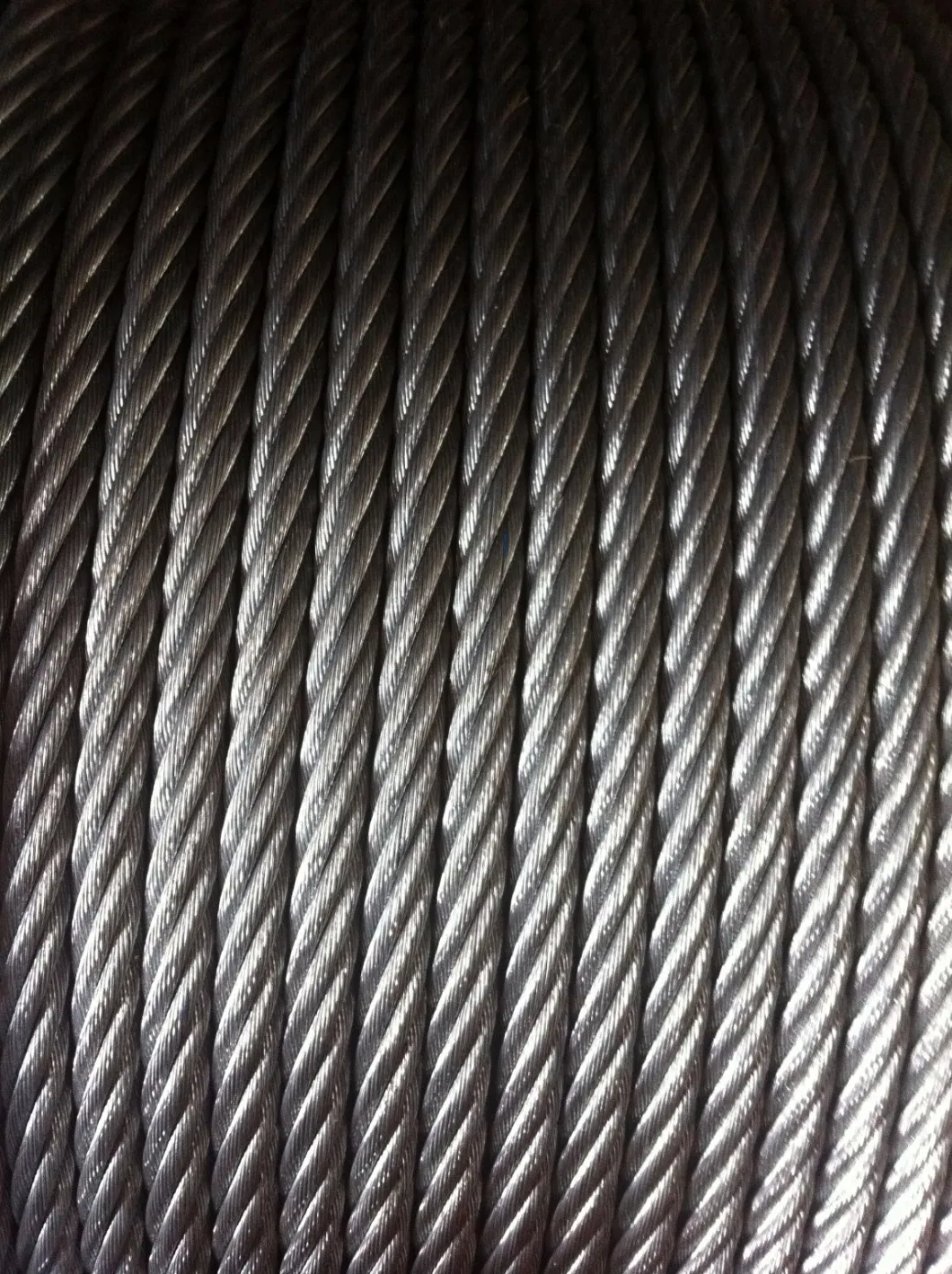 Electric 6X24 + 7FC Galvanized Steel Wire Rope Cable Wire Korea Type