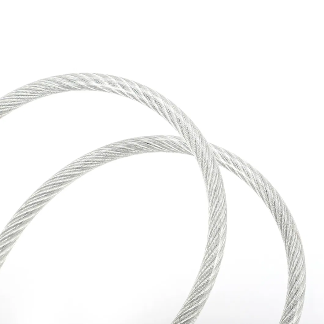 Galvanized Steel Stainless Steel Wire Rope Coated PVC Nylon in Multiple Colors