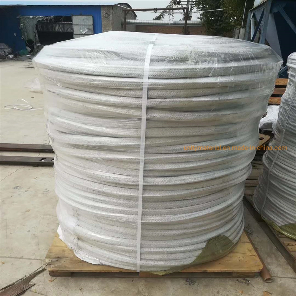 Heat Insulation Stainless Steel Reinforced Ceramic Fiber Round Square Braided Twisted Rope