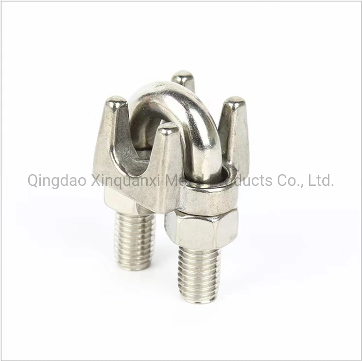 Qingdao Factory High Quality Best Selling Adjustable Stainless Steel JIS Wire Rope Clip