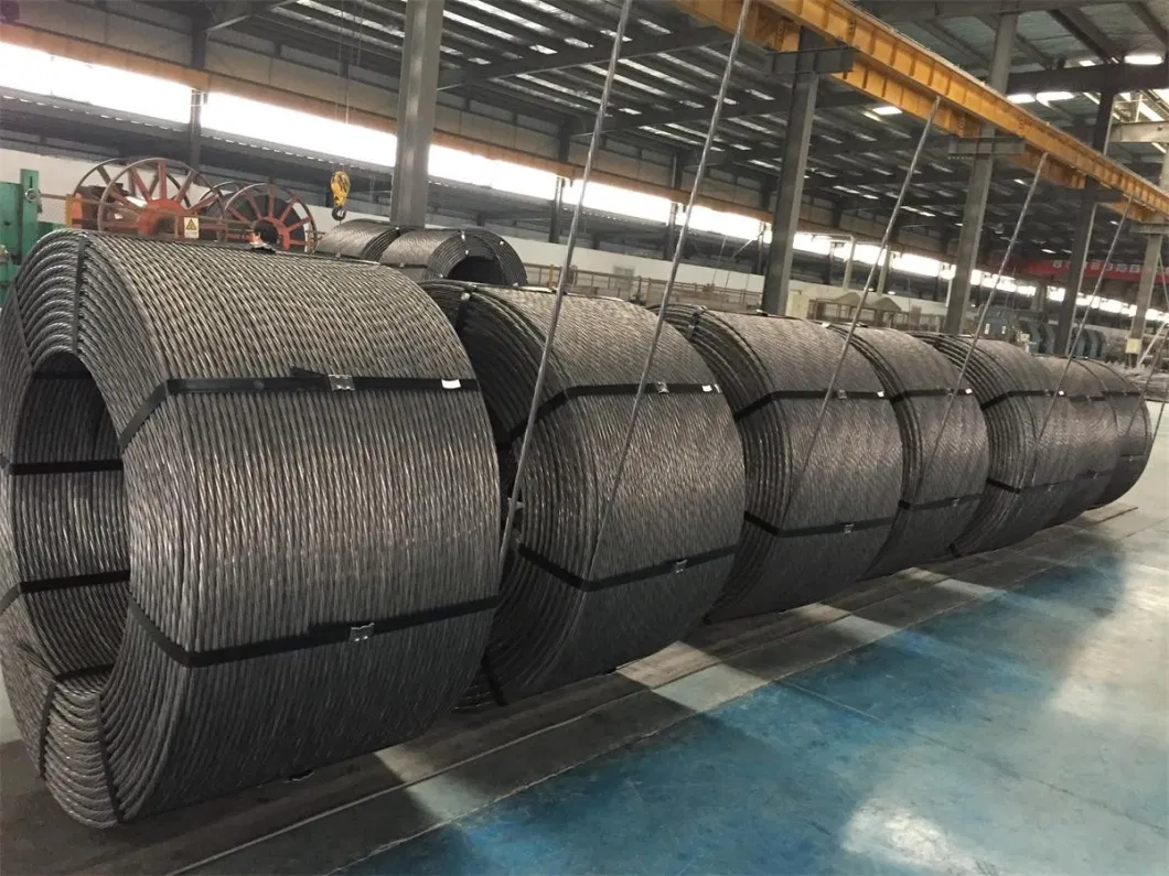 Low Price High Tensile Carbon Steel Wires 5mm Fine Single Strand PC Wires Prestressing Wire Hollow Core Steel Cable/Wire Rope/PC Strand 6mm Stainless Galvanized