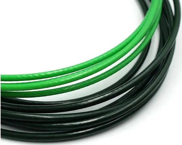 1*7 PVC/PE Nylon Coated Stainless Steel Wire Rope