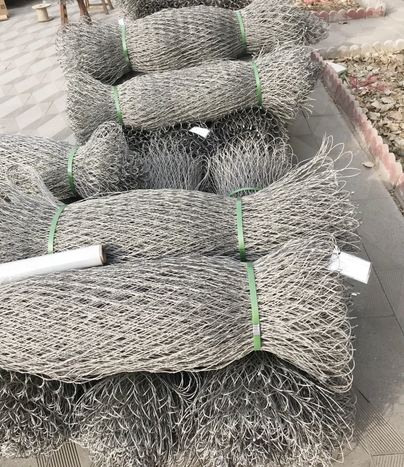 304/316 Strong Flexible Stainless Steel Wire Rope Mesh Net for Bridge Protection Zoo Mesh Handrail