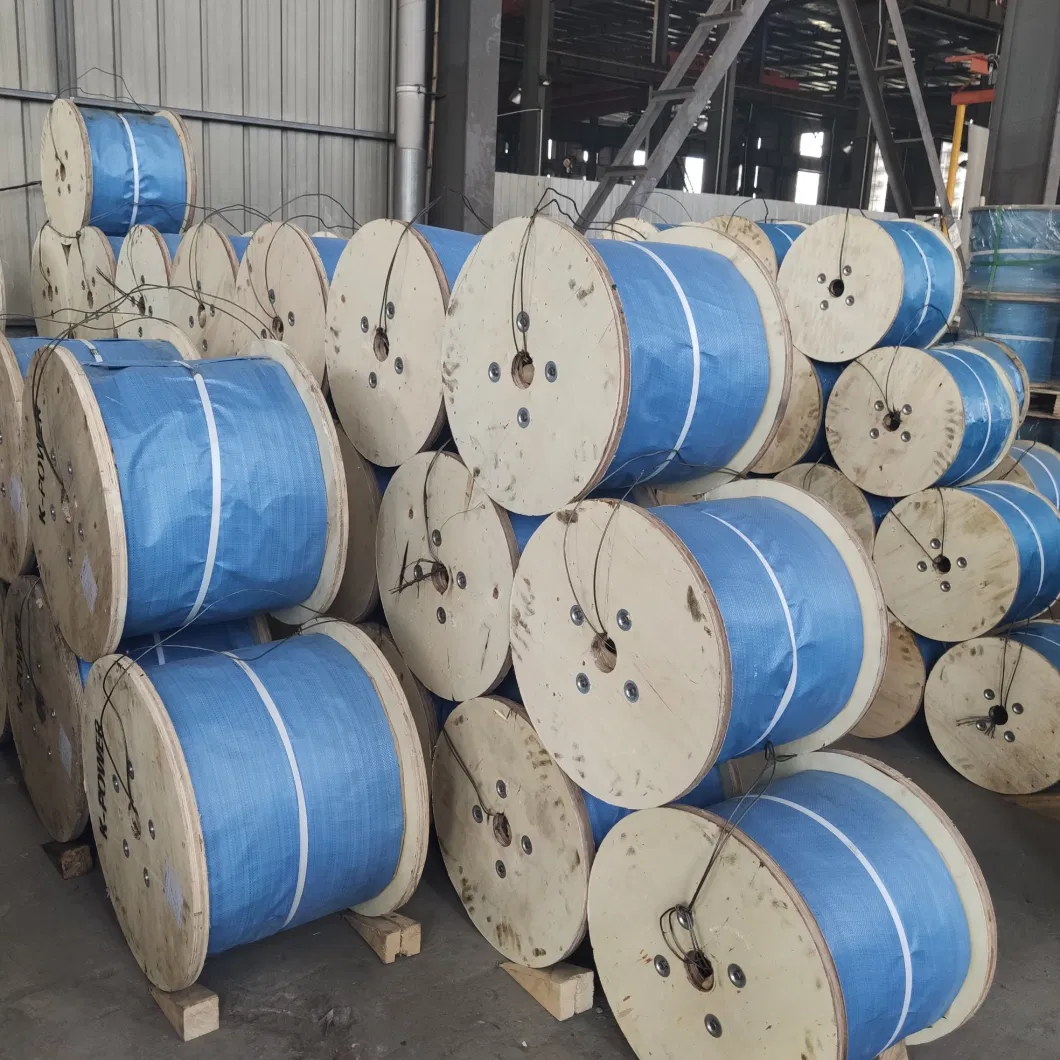 4vx39s+5FC Swaged Steel Wire Rope Ungalvanized Oil Steel Wires High Carbon Compacted Wire Ropes