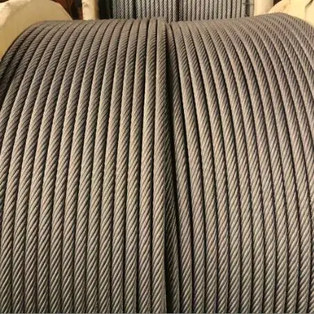 Flexible Black Steel Wire Rope, 35W*7 Construction