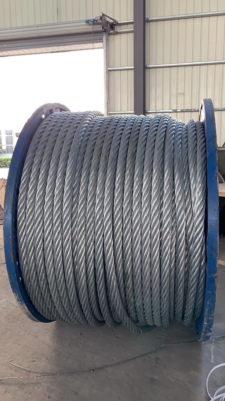 6X37+Iwrc Galvanized Steel Wire Rope 7X37 Cables High Carbon Soft