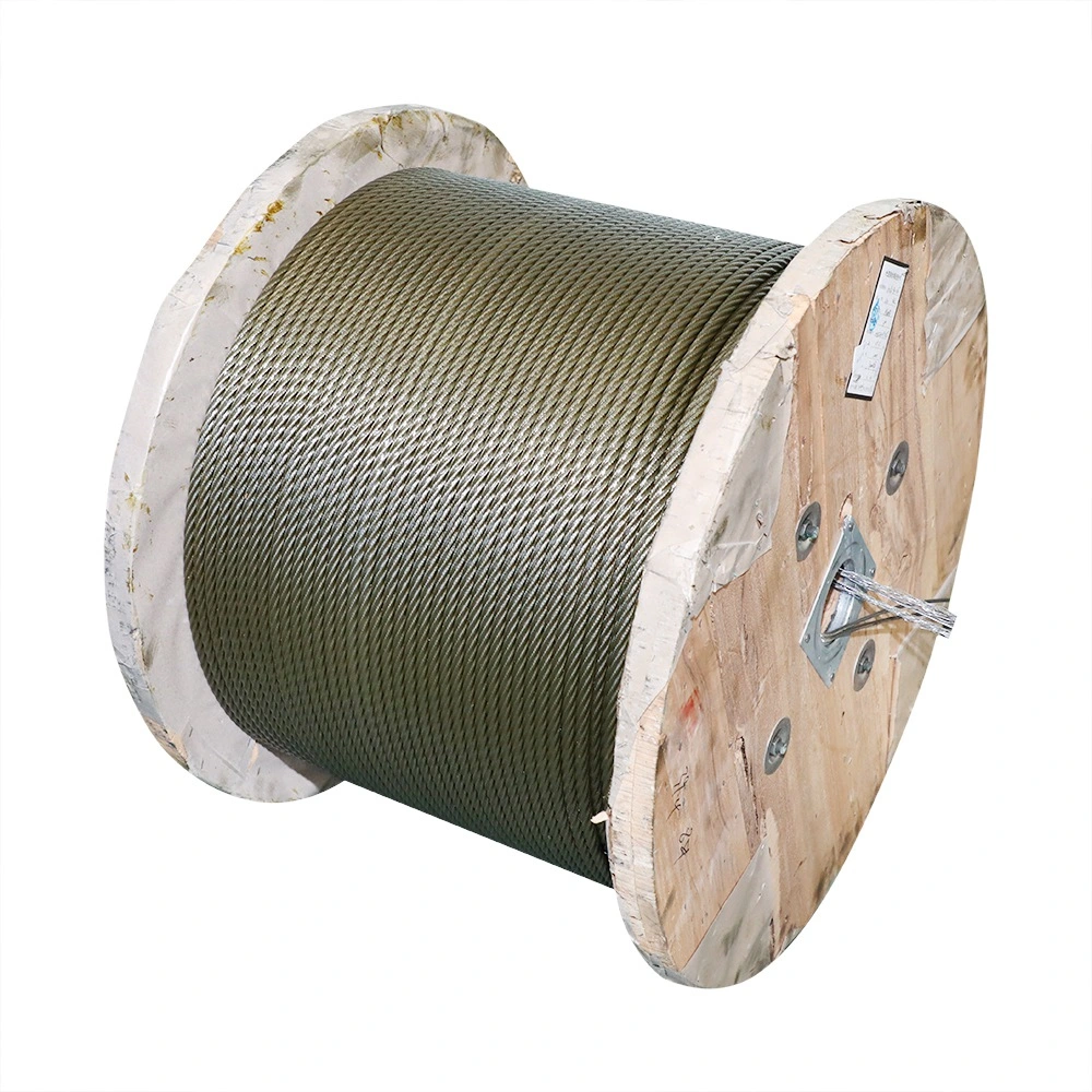 6X19 Iwrc PVC Coated Steel Fiber Core Galvanized Steel Wire Rope