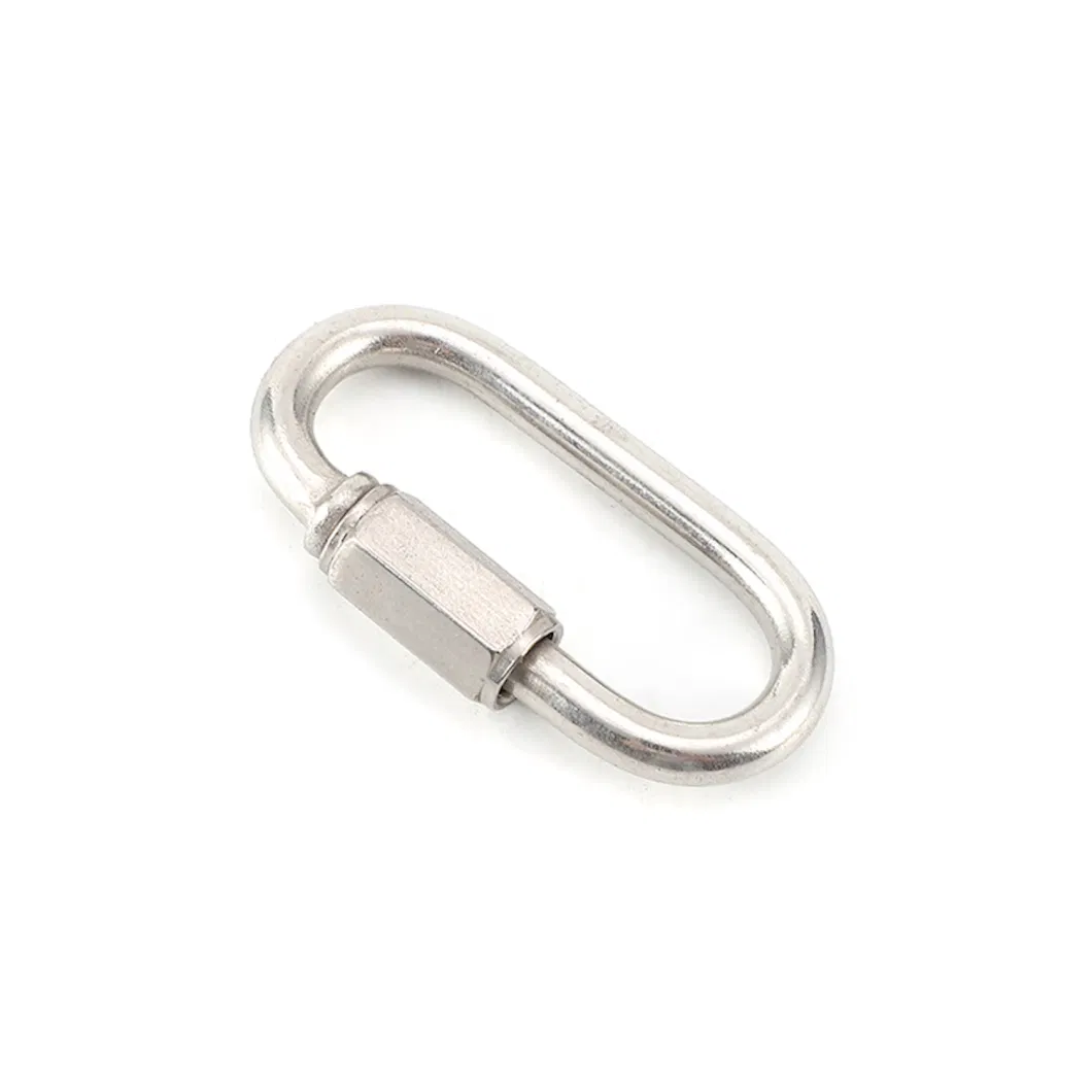 Stainless Steel Quick Link Hook Applied in Rope Intensive Activities