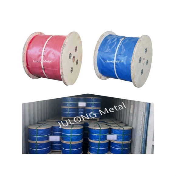 Durable Galvanized Steel Wire Rope with High-Quality by Manufacturer 6X37