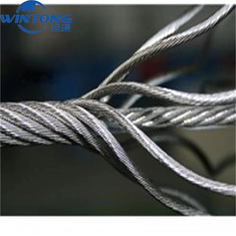 Transparent Galvanized Greenhouse Traction PVC8-10 Wire Rope