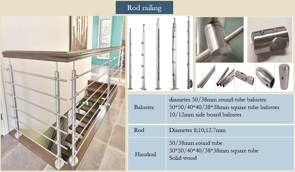 Prima Balcony Stainless Steel Railing Design Wire Rope Steel Cable Deck Railing