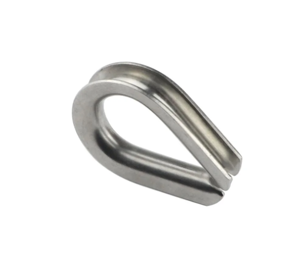 Manufacturers Fastener Stainless Steel European Type Heart-Shaped Wire Rope Thimble