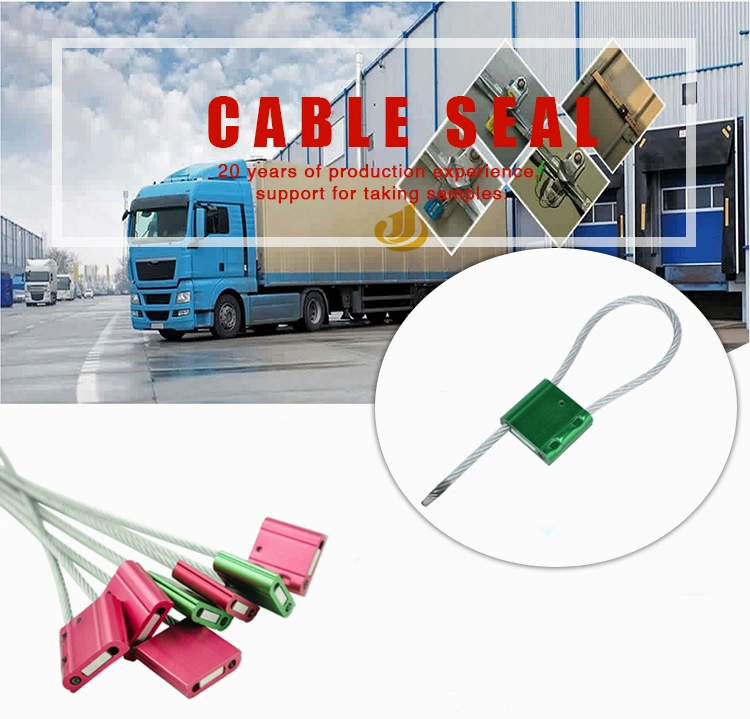 Security Pull Tight Lock Wire Rope Cable Seals for Tanker Container Doors