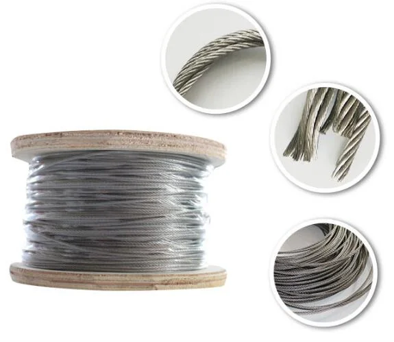 AISI 304 316 Stainless Steel Nylon Coated Wire Rope Price