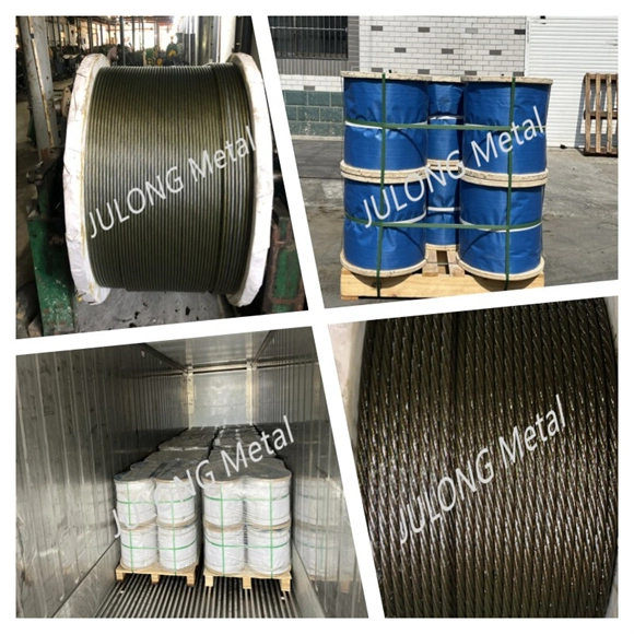 8X19s Steel Wire Rope for Elevator Traction and Speed Limiting