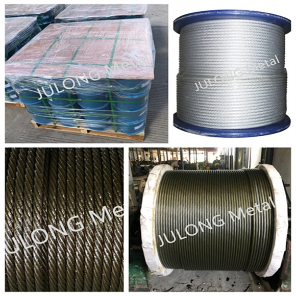 8X19s Steel Wire Rope for Elevator Traction and Speed Limiting