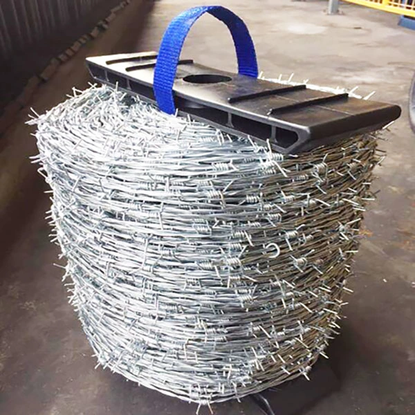 Hot DIP Galvanized Blade Barbed Rope Barbed Steel Wire Double Helix for Anti Climb Knife Proof Barbed Cage Prison Fence