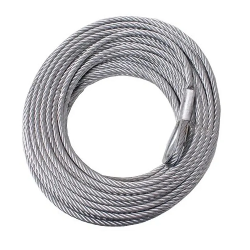 Stainless Steel Wire Rope, 7X7 Vinyl Coated 1/16&quot; Diameter 368 Lbs Breaking Strength for 304 Stainless Steel Wire Rope