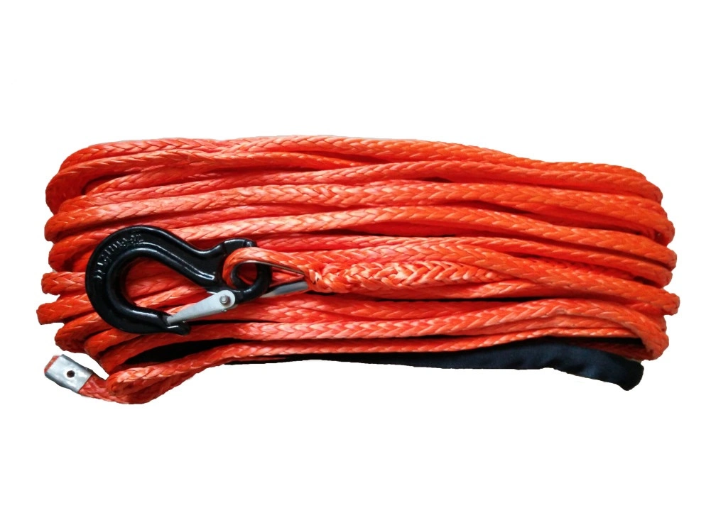 Polyester Cover 12 Strand Synthetic UHMWPE/Hmpe Marine Towing Rope for Mooring Offshore Winch Rope