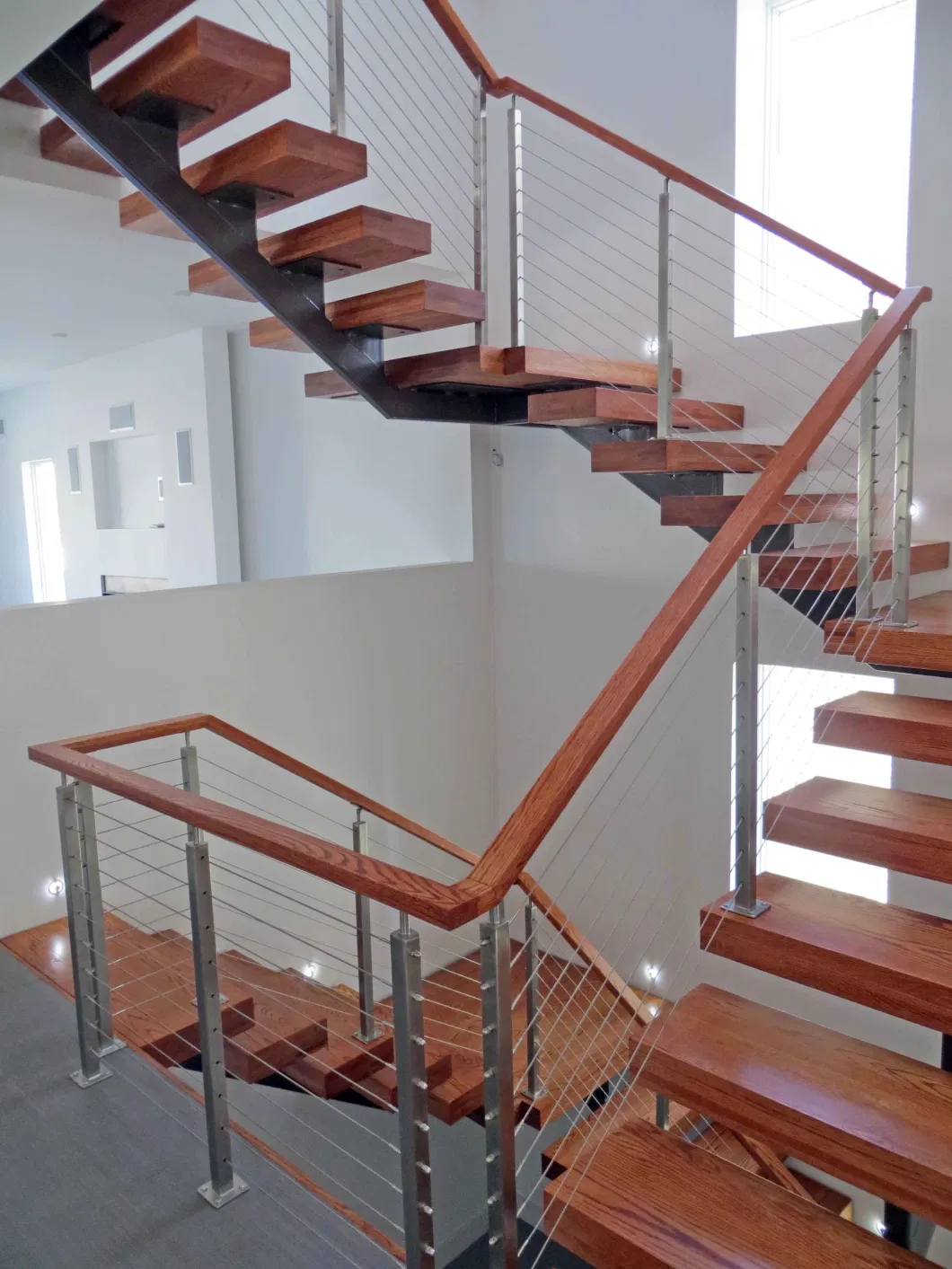 Stainless Steel Cable Railing Wire Rope Balustrade Design