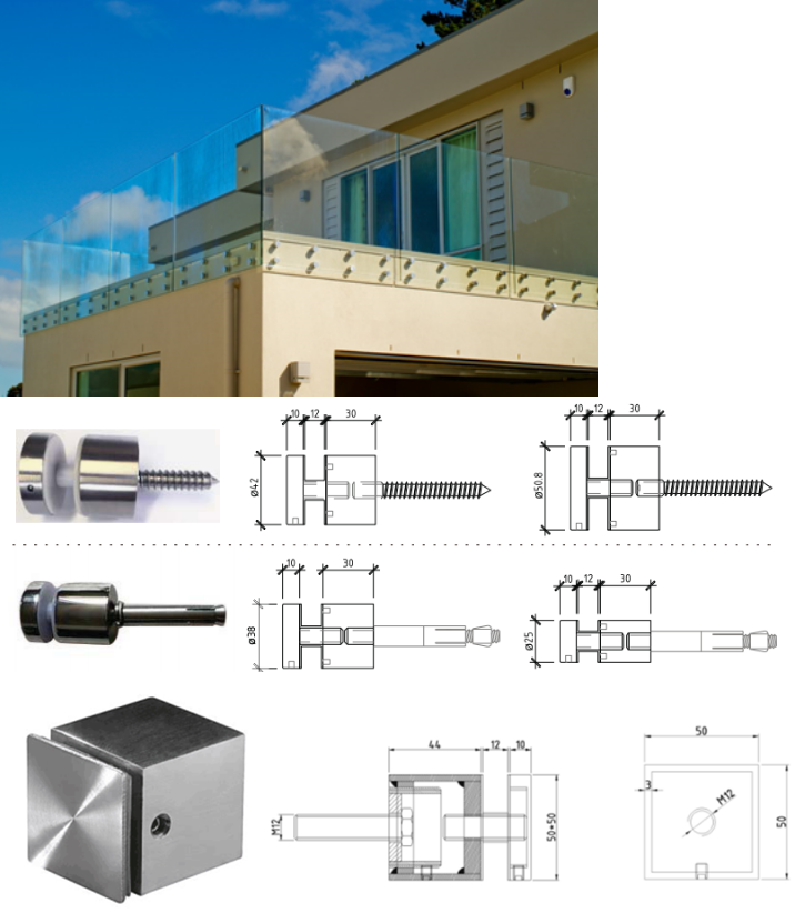 Easily and Flexible Wire Rope Balcony Handrail/ Staircase Cable Wire Railing/ Stainless Steel Cable Railing