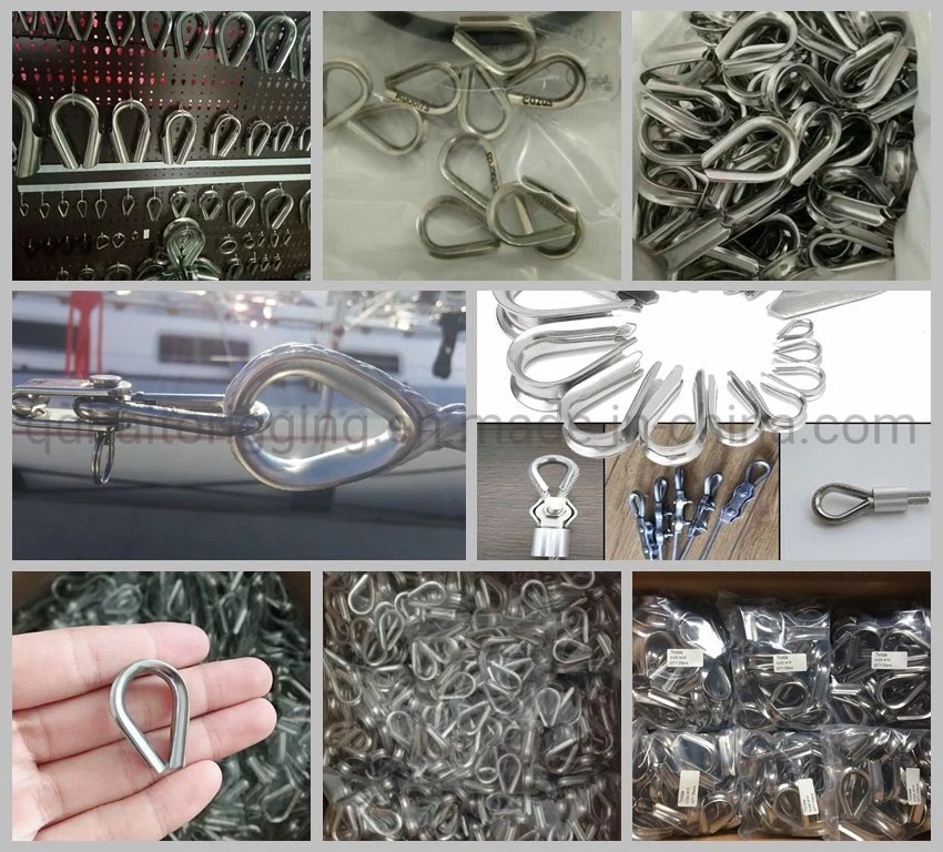 Factory Direct Sale Stainless Steel Wire Rope Thimble G414