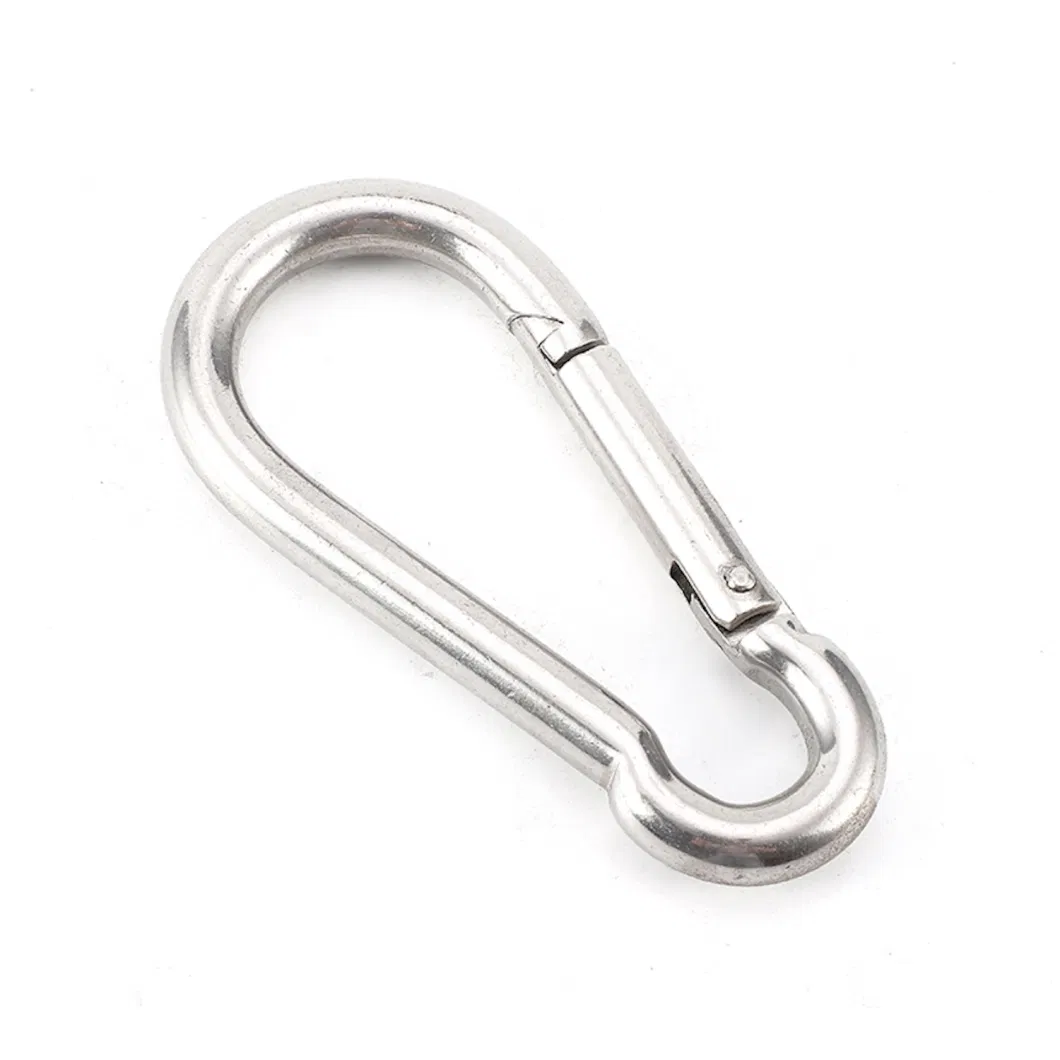 Silver Shape Wire Rope Rigging Hardware Stainless Steel Snap Hook