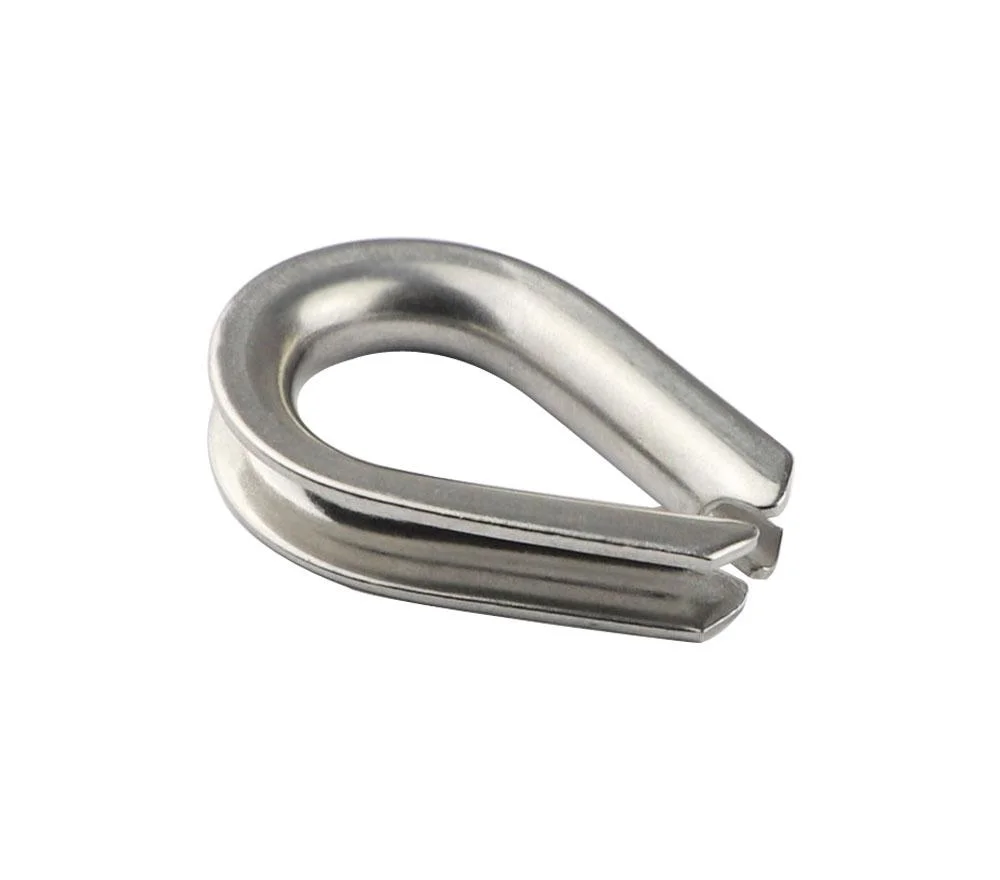 Manufacturers Fastener Stainless Steel European Type Heart-Shaped Wire Rope Thimble