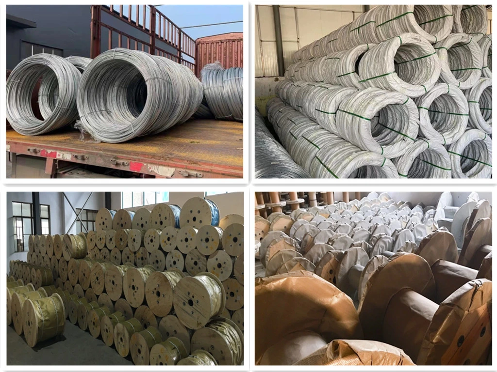 Hot-Dipped Galvanized Barbed Wire for Airport Prison Security Fence/8mm Hot Dipped Galvanized Steel Wire